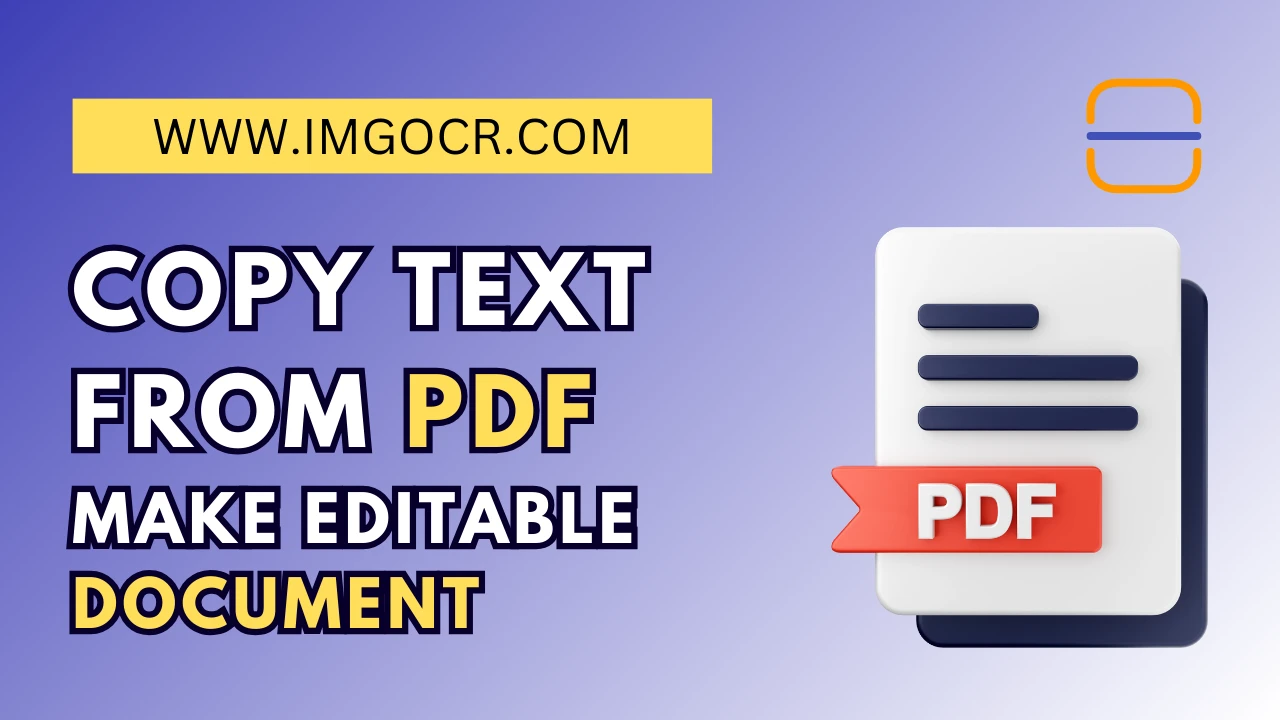 How To Quickly Copy Text From PDF Image? [#1 Best Tool]