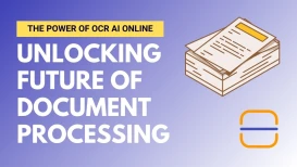 title text Best Ai Document Processing Tool to Save Time & Boost Efficiency blog with icon