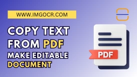 title text How To Quickly Copy Text From PDF Image? [#1 Best Tool] blog with icon